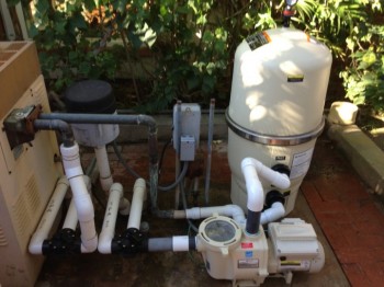 la jolla cal pool pump and filter installation completed