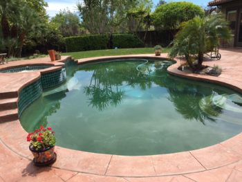 POOL BEFORE PEBBLE FINISH